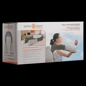 Sonicomfort - Electronic Neck & Shoulder Massager with Optional Heat Therapy